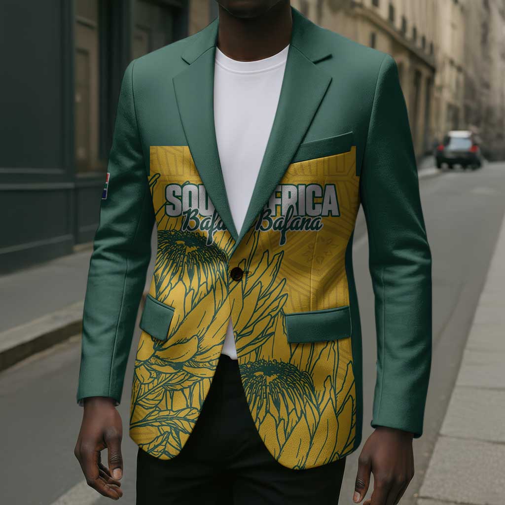 Custom South Africa Soccer Blazer From Protea Roots We Rise - African Pride