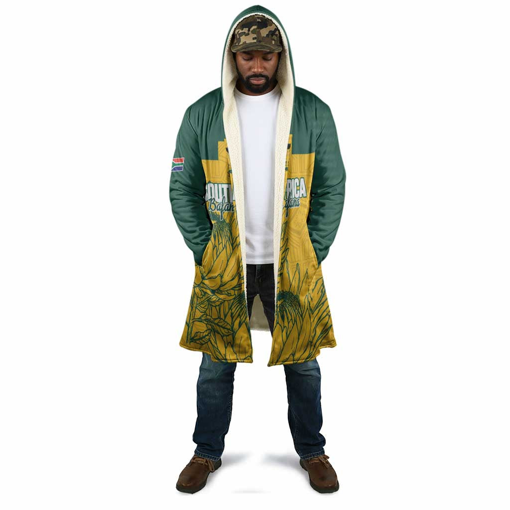 Custom South Africa Soccer Cloak From Protea Roots We Rise - African Pride