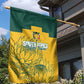 Custom South Africa Soccer Garden Flag From Protea Roots We Rise - African Pride