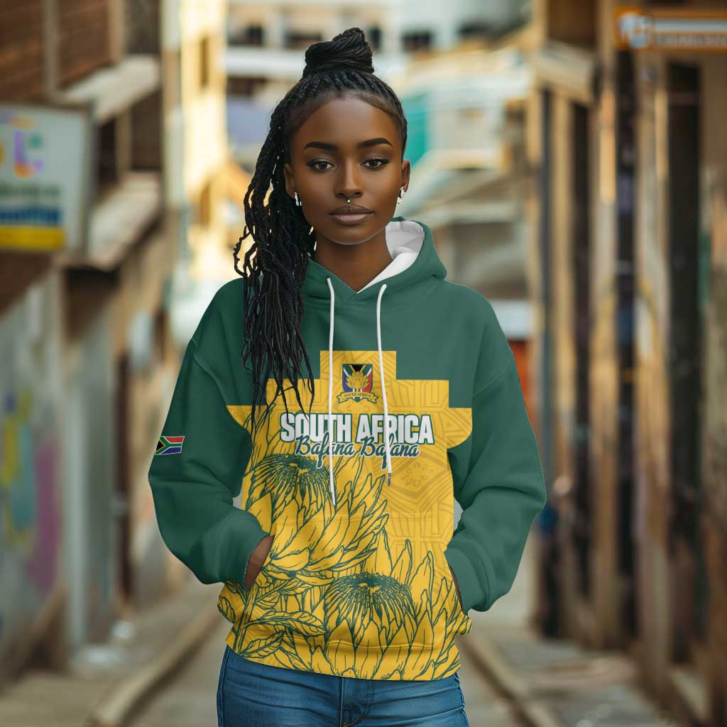 Custom South Africa Soccer Hoodie From Protea Roots We Rise - African Pride