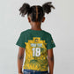 Custom South Africa Soccer Kid T shirt From Protea Roots We Rise - African Pride