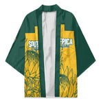 Custom South Africa Soccer Kimono From Protea Roots We Rise - African Pride