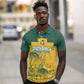 Custom South Africa Soccer Polo Shirt From Protea Roots We Rise - African Pride