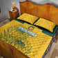 Custom South Africa Soccer Quilt Bed Set From Protea Roots We Rise - African Pride