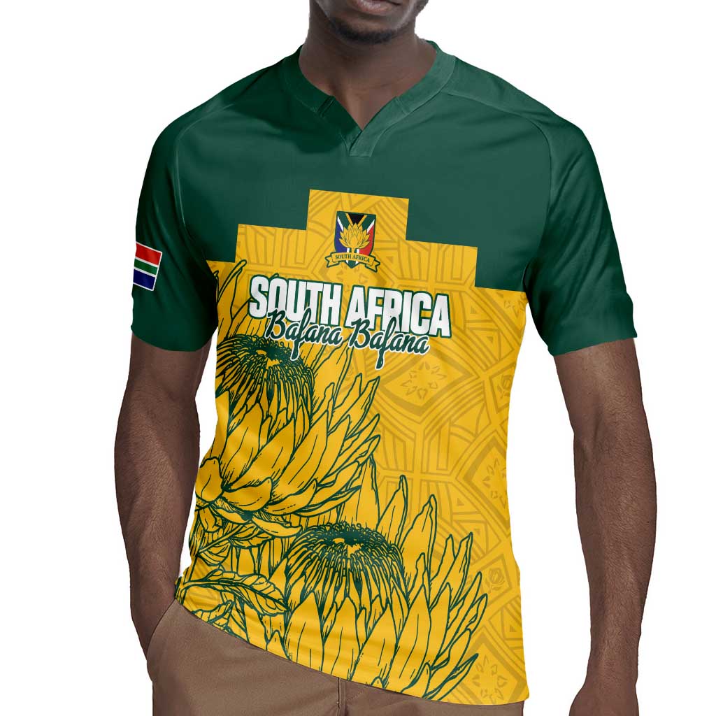 Custom South Africa Soccer Rugby Jersey From Protea Roots We Rise - African Pride