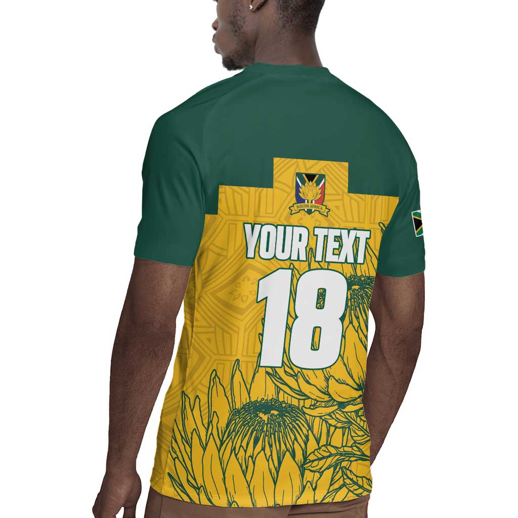 Custom South Africa Soccer Rugby Jersey From Protea Roots We Rise - African Pride