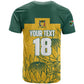 Custom South Africa Soccer T shirt From Protea Roots We Rise - African Pride