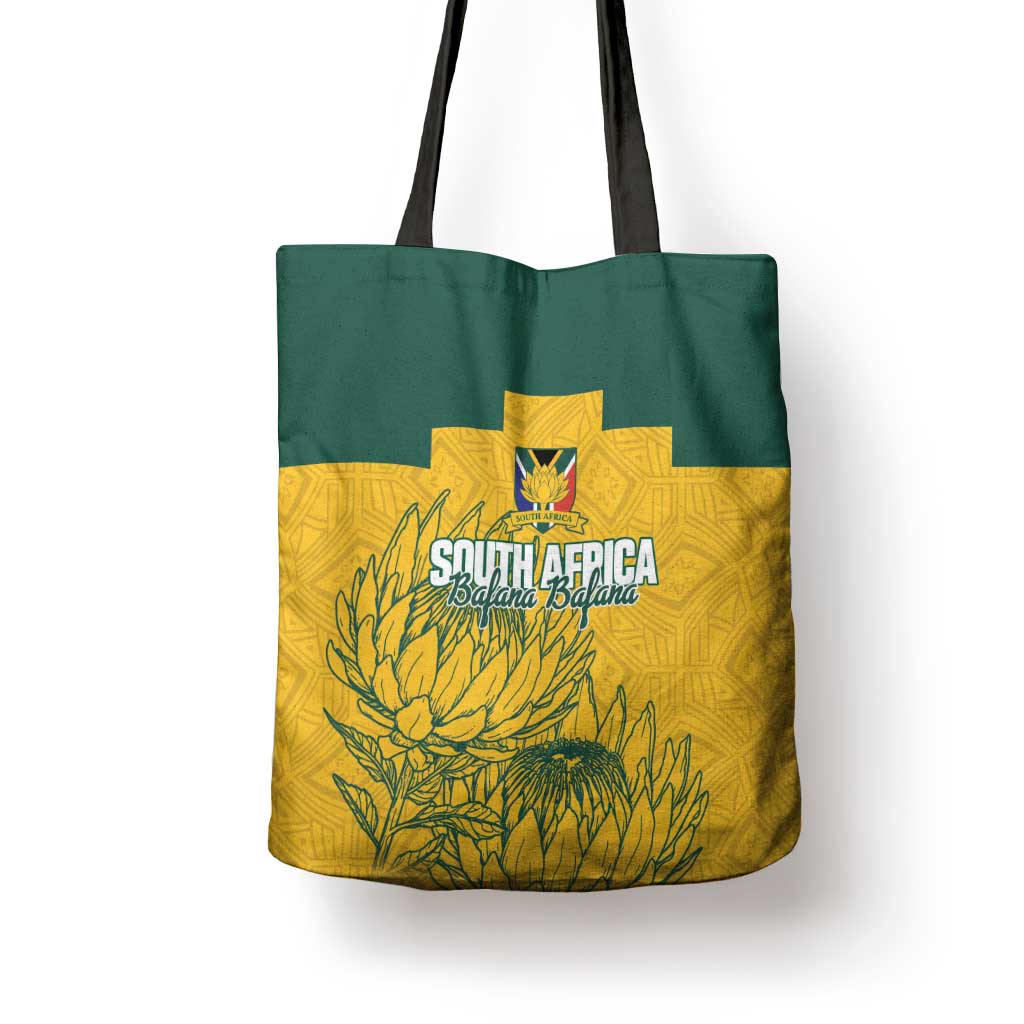 Custom South Africa Soccer Tote Bag From Protea Roots We Rise - African Pride