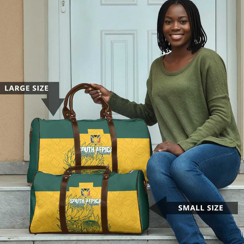 Custom South Africa Soccer Travel Bag From Protea Roots We Rise - African Pride