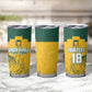 Custom South Africa Soccer Tumbler Cup From Protea Roots We Rise - African Pride