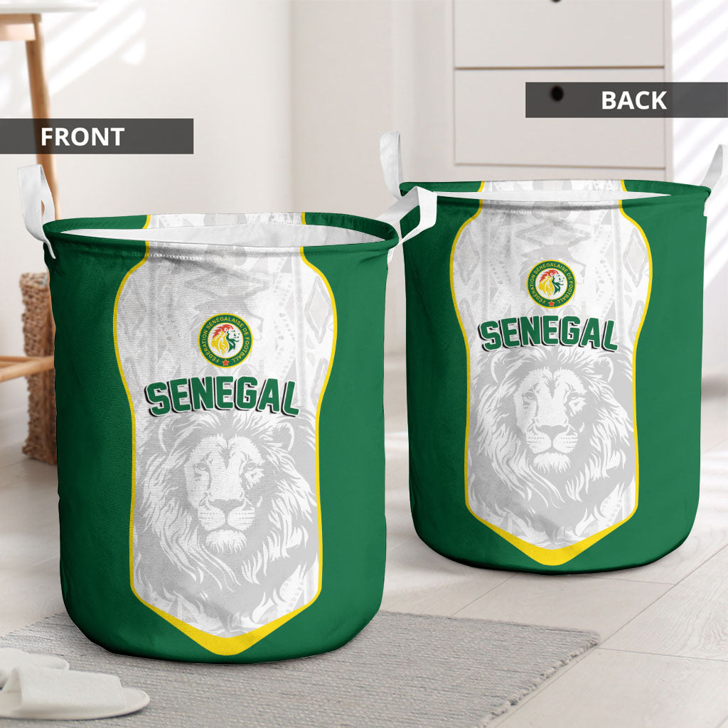 Senegal Football 2026 Laundry Basket Proud Lions of Teranga Spirit