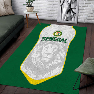 Senegal Football 2026 Area Rug Proud Lions of Teranga Spirit