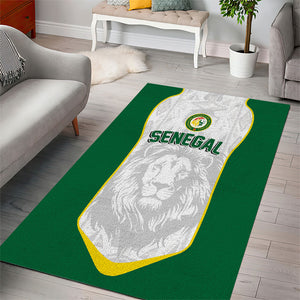 Senegal Football 2026 Area Rug Proud Lions of Teranga Spirit