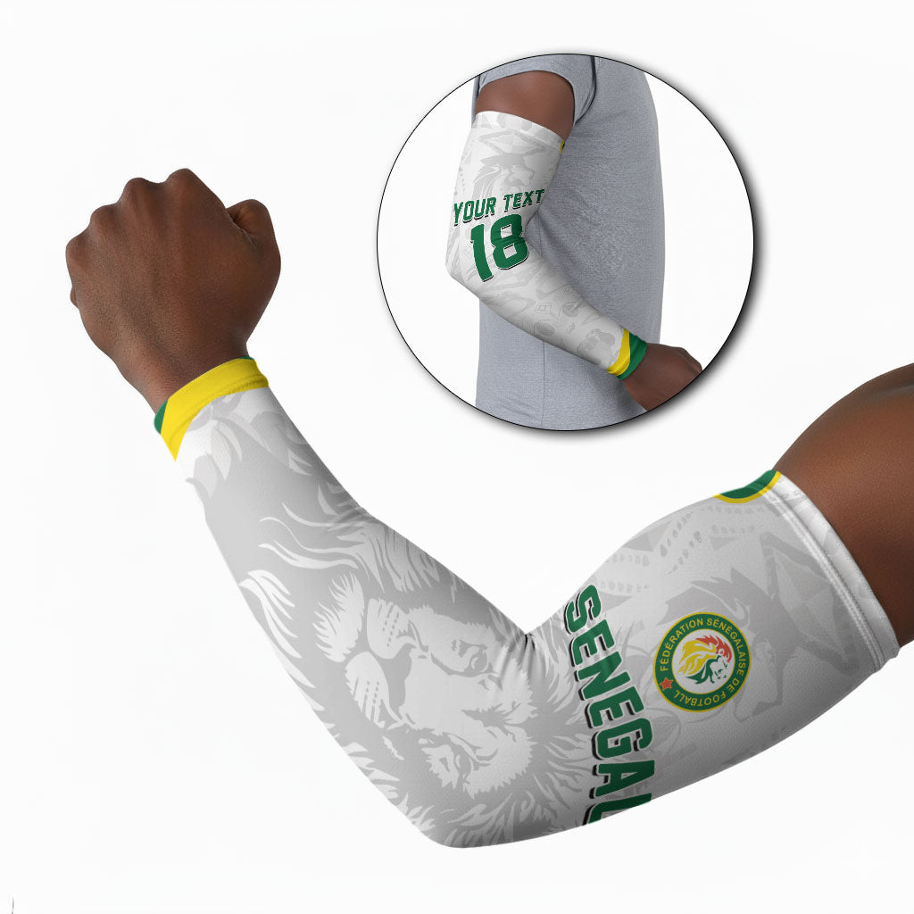 Custom Senegal Football 2026 Arm Sleeves Proud Lions of Teranga Spirit