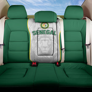 Senegal Football 2026 Back Car Seat Cover Proud Lions of Teranga Spirit