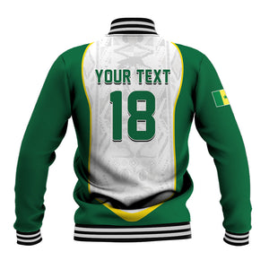 Custom Senegal Football 2026 Baseball Jacket Proud Lions of Teranga Spirit