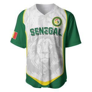 Custom Senegal Football 2026 Baseball Jersey Proud Lions of Teranga Spirit