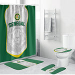 Senegal Football 2026 Bathroom Set Proud Lions of Teranga Spirit