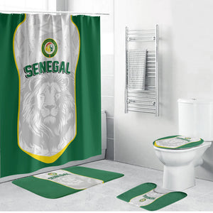 Senegal Football 2026 Bathroom Set Proud Lions of Teranga Spirit