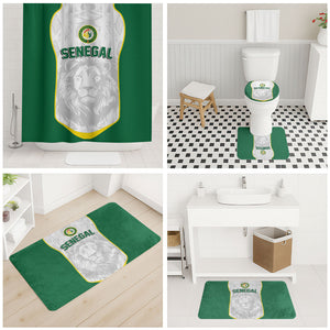 Senegal Football 2026 Bathroom Set Proud Lions of Teranga Spirit