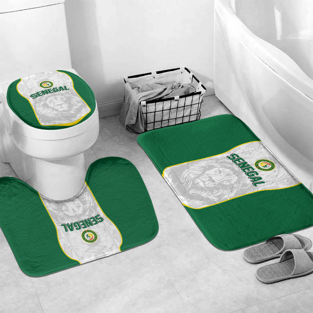 Senegal Football 2026 Bathroom Set Proud Lions of Teranga Spirit