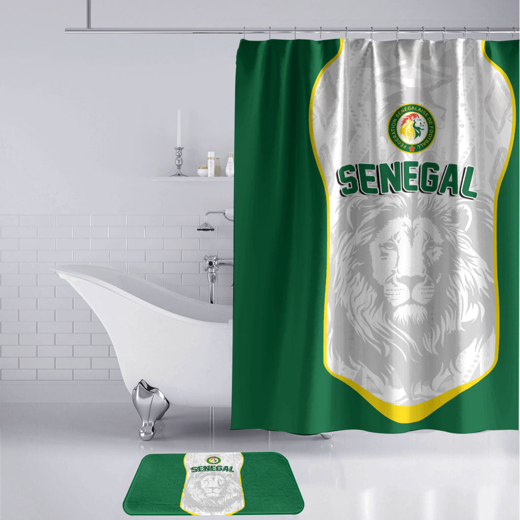 Senegal Football 2026 Bathroom Set Proud Lions of Teranga Spirit