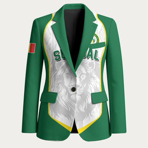 Custom Senegal Football 2026 Blazer Proud Lions of Teranga Spirit