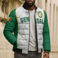 Custom Senegal Football 2026 Bomber Puffer Jacket Proud Lions of Teranga Spirit