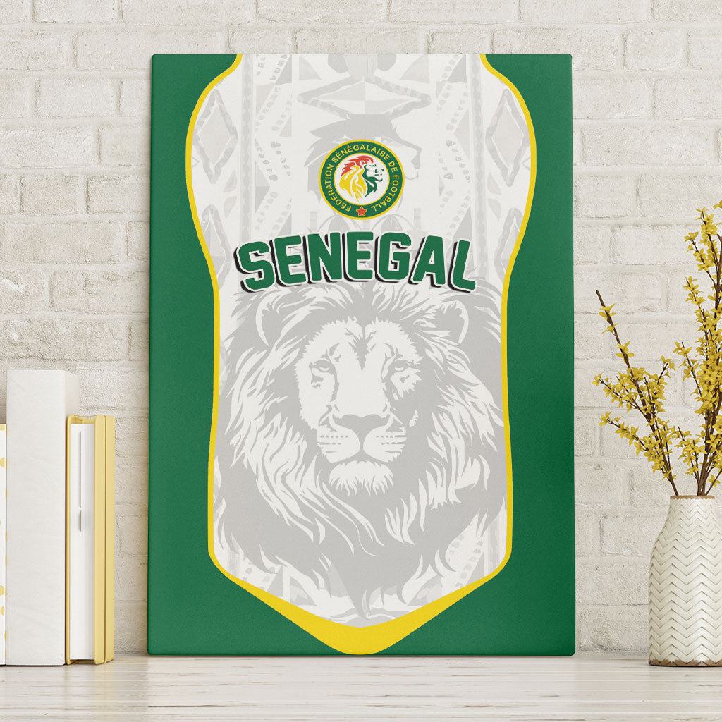 Senegal Football 2026 Canvas Wall Art Proud Lions of Teranga Spirit