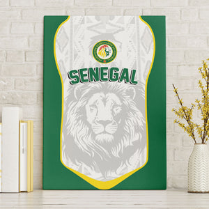 Senegal Football 2026 Canvas Wall Art Proud Lions of Teranga Spirit