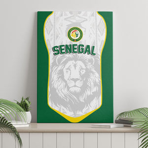 Senegal Football 2026 Canvas Wall Art Proud Lions of Teranga Spirit