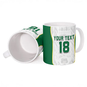 Custom Senegal Football 2026 Ceramic Mug Proud Lions of Teranga Spirit