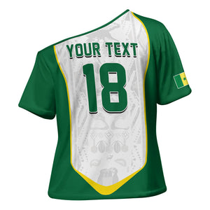 Custom Senegal Football 2026 Cross Shoulder Shirt Proud Lions of Teranga Spirit