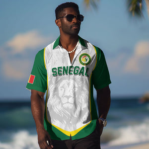 Custom Senegal Football 2026 Hawaiian Shirt Proud Lions of Teranga Spirit