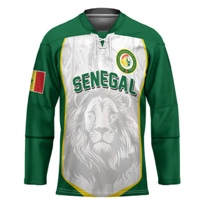 Custom Senegal Football 2026 Hockey Jersey Proud Lions of Teranga Spirit