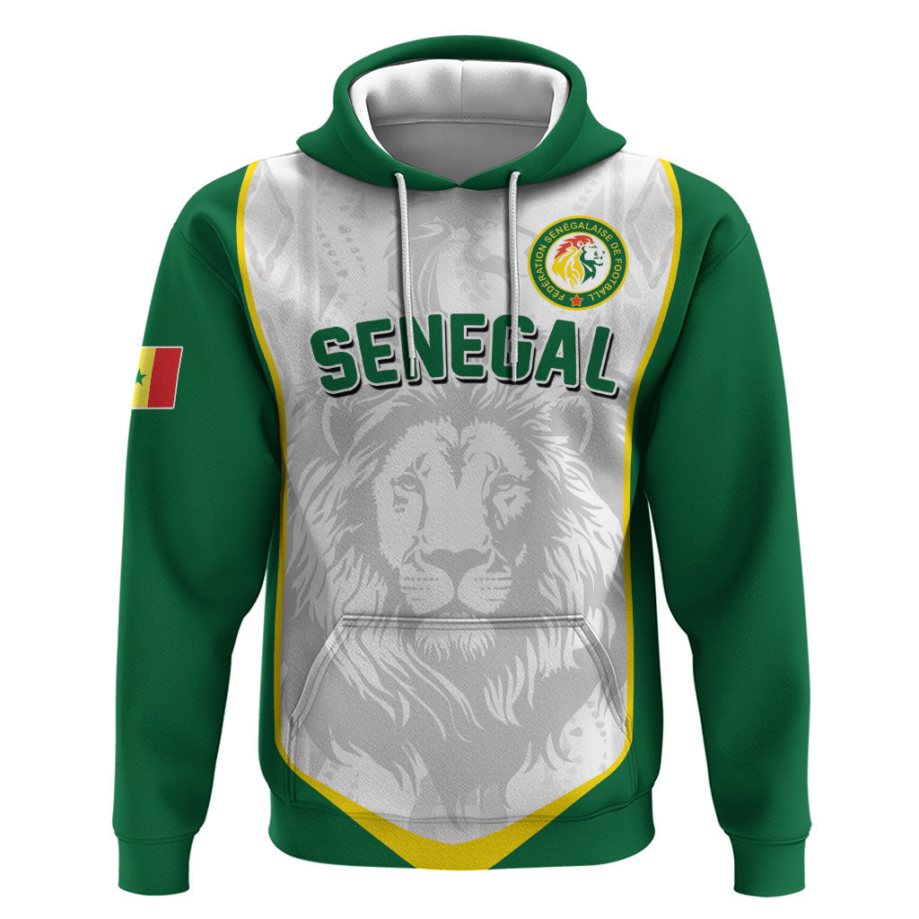 Custom Senegal Football 2026 Hoodie Proud Lions of Teranga Spirit