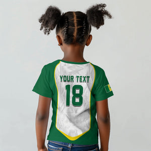 Custom Senegal Football 2026 Kid T shirt Proud Lions of Teranga Spirit
