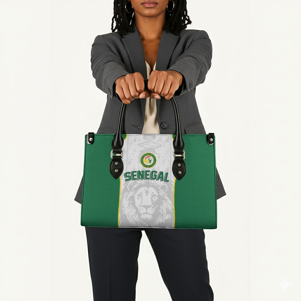 Senegal Football 2026 Leather Bag Proud Lions of Teranga Spirit