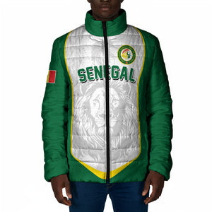 Custom Senegal Football 2026 Padded Jacket Proud Lions of Teranga Spirit