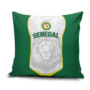 Senegal Football 2026 Pillow Cover Proud Lions of Teranga Spirit