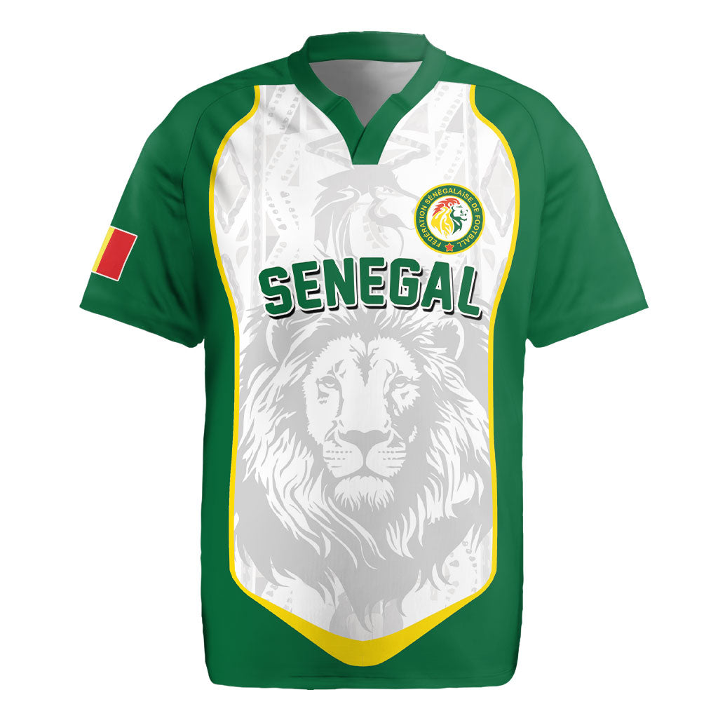 Custom Senegal Football 2026 Rugby Jersey Proud Lions of Teranga Spirit