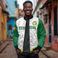 Custom Senegal Football 2026 Sleeve Zip Bomber Jacket Proud Lions of Teranga Spirit