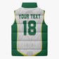 Custom Senegal Football 2026 Sleeveless Puffer Jacket Proud Lions of Teranga Spirit