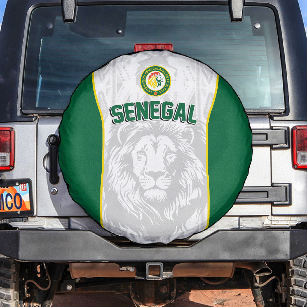 Senegal Football 2026 Spare Tire Cover Proud Lions of Teranga Spirit