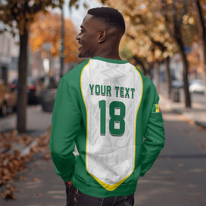 Custom Senegal Football 2026 Sweatshirt Proud Lions of Teranga Spirit