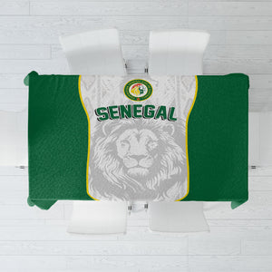 Senegal Football 2026 Tablecloth Proud Lions of Teranga Spirit