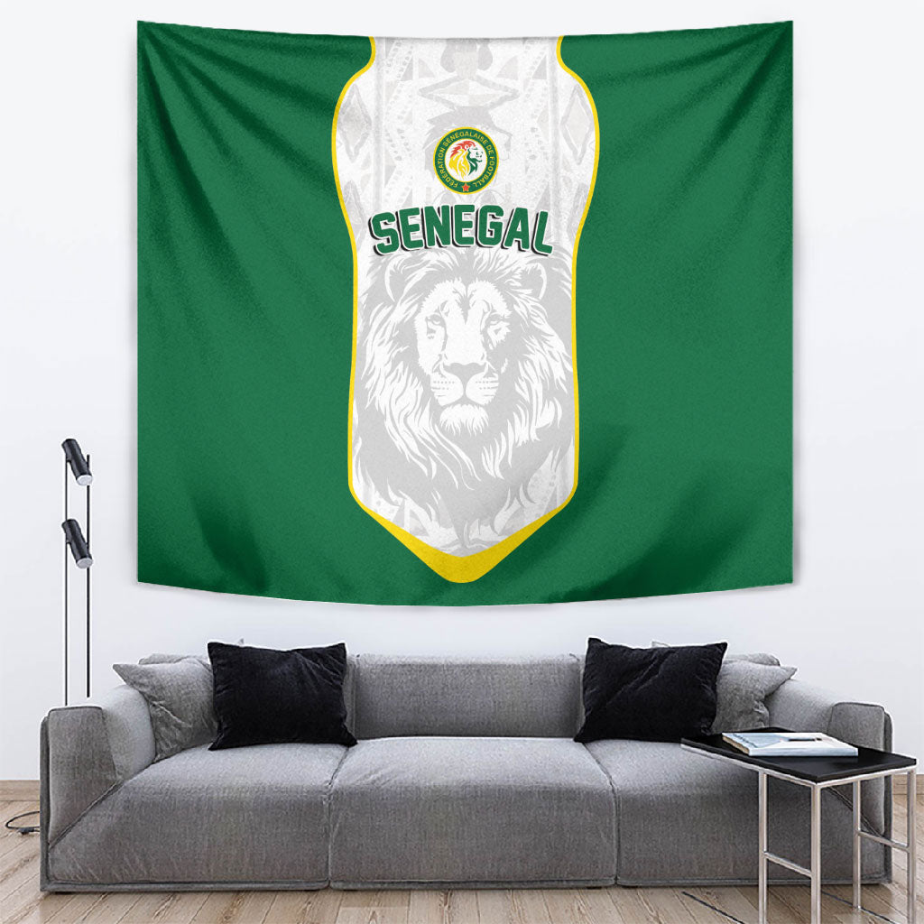 Senegal Football 2026 Tapestry Proud Lions of Teranga Spirit