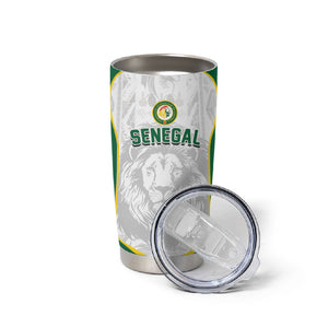 Custom Senegal Football 2026 Tumbler Cup Proud Lions of Teranga Spirit