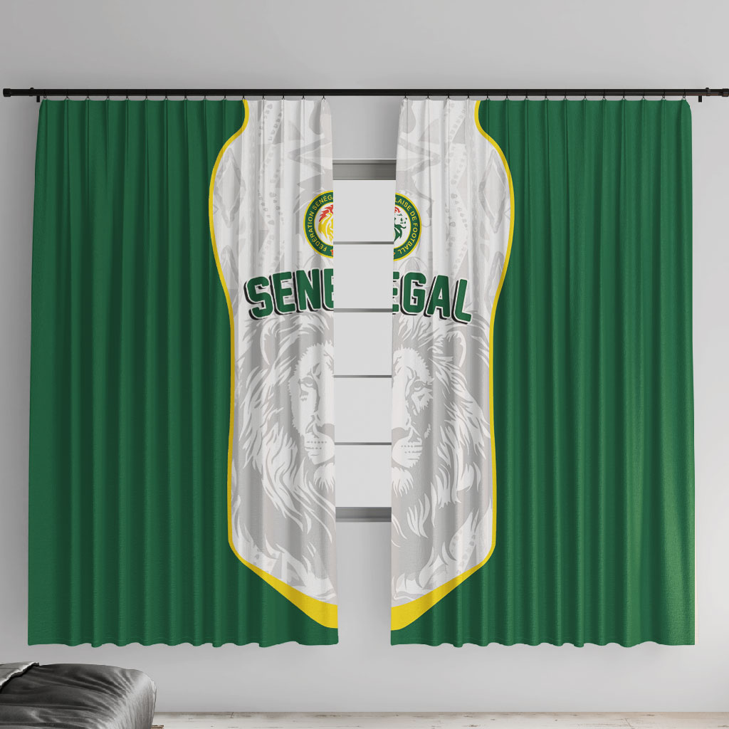 Senegal Football 2026 Window Curtain Proud Lions of Teranga Spirit