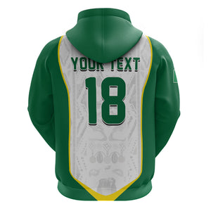 Custom Senegal Football 2026 Zip Hoodie Proud Lions of Teranga Spirit